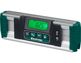 Уровень-уклономер электронный KRAFTOOL 0 - 360°, точность 0.05°, HOLD, IP67 (34686)