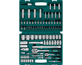 Универсальный набор инструмента KRAFTOOL X-Drive 94, 94 предм., (1/2″+1/4″) (27883-H95)