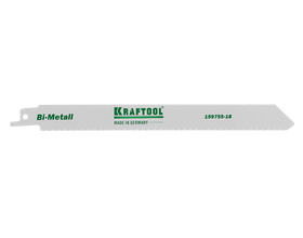Полотно для сабельной пилы KRAFTOOL 159755-13 S922EF, по металлу, Bi-Met,шаг 1.4 мм, 130 мм
