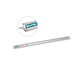 Линейка алюминиевая усиленная KRAFTOOL 1.5 м, со стальной направляющей (34275-150)
