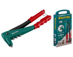 Заклепочник литой KRAFTOOL 2.4 - 4.8 мм, в кейсе (31170-H6)