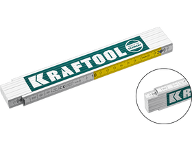 Метр складной деревянный профессиональный KRAFTOOL 2 м (34726)