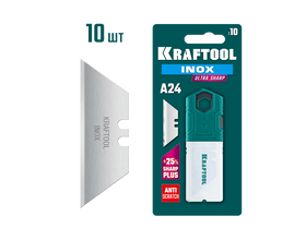 Лезвия трапециевидные нержавеющие KRAFTOOL 10 шт (09626-S10)