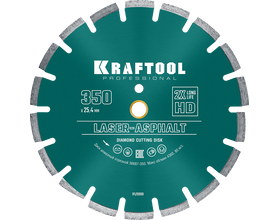 Алмазный диск KRAFTOOL 36687-300 LASER-ASPHALT 300 мм (25.4/20 мм, 10х3.2 мм)