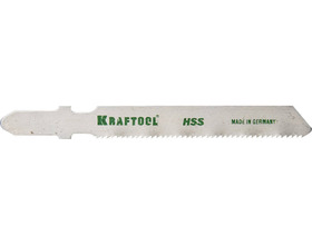 Полотна для лобзика KRAFTOOL 159551-1.2 T118A, EU-хвост., по металлу HSS, шаг 1.2 мм, 50 мм, 2 шт