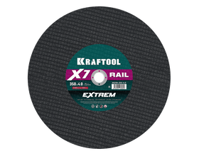 Отрезной диск для бензореза KRAFTOOL 36258-350-4.0 X7-EXTREM RAIL 350x4.0 / 25.4 мм по Ж/Д рельсам