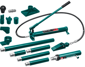 Набор для правки кузова KRAFTOOL 10 т, в пластиковом кейсе (43435-10)