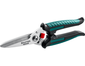 Технические ножницы KRAFTOOL Alligator, 200 мм, многофункциональные прямые (23201)