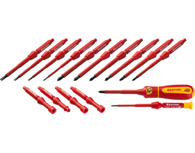 Набор высоковольтных отверток KRAFTOOL 18 предм, с чехлом (220092-H18)