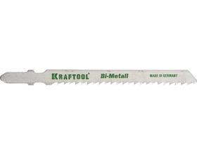 Полотна для лобзика KRAFTOOL 159556-3 T127DF, EU-хвост., по мягкому металлу Bi-Met, шаг 3 мм, 75 мм, 2 шт