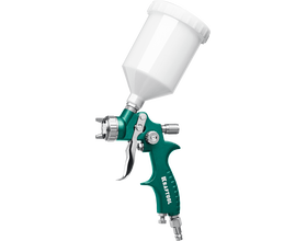 Пневматический краскопульт KRAFTOOL 06524-1.7 AirFlat, LVLP, 1.7 мм, с верхним бачком