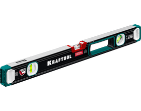 Уровень магнитный сверхпрочный KRAFTOOL 400 мм, точность 0.3 мм/м, с зеркальным глазком (34988-40)