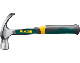 Молоток-гвоздодёр столярный KRAFTOOL 560 г, цельнокованый (20270)