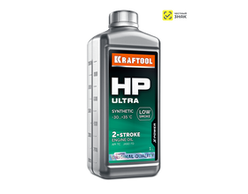 Cинтетическое масло для 2-тактных двигателей KRAFTOOL 41501-1 HP Ultra, 1 л