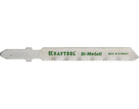 Полотна для лобзика KRAFTOOL 159555-1.2 T118AF, EU-хвост., по металлу Bi-Met, шаг 1.2 мм, 50 мм, 2 шт