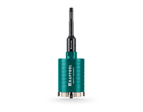 Алмазная коронка для подрозетников KRAFTOOL 29820-72 DIAMOND d 72 мм (М16, рабочая глубина 75 мм, лазерная сварка)