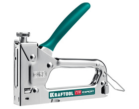 Степлер KRAFTOOL Expert-53, тип 53 (A/10/JT21) 23GA (4 - 14 мм), стальной компактный (3187)