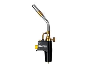 Горелка газовая KRAFTOOL с пьезоподжигом на баллон турбо нагрев + 30% 2000°C, Blue Fire (55510)