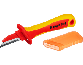 Нож электрика диэлектрический KRAFTOOL 1000 В, прямой (45401)