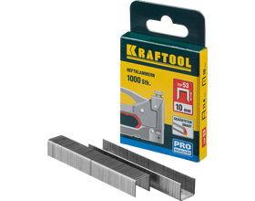 Скобы KRAFTOOL тип 53 (A/10/JT21), 6 мм, калибр 23GA, 1000 шт (31670-06)
