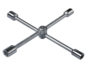 Баллонный ключ-крест KRAFTOOL 17-19-21-22 мм, складной (27574)