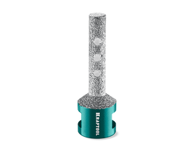 Вакуумная алмазная фреза пальчиковая с конусом KRAFTOOL 29811-10 VS DIAMOND d 10 мм (М14, 50 мм)