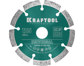 Алмазный диск KRAFTOOL 36680-230 LASER-UNIVERSAL 230 мм (22.2 мм, 10х2.8мм)