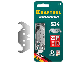 Лезвия крюковидные KRAFTOOL 5 шт (09643-S5)