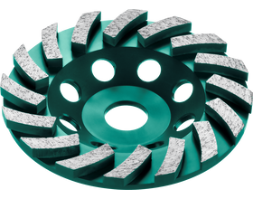 Сегментная алмазная чашка KRAFTOOL 33368-230 Turbo d 230 мм, INDUSTRIAL