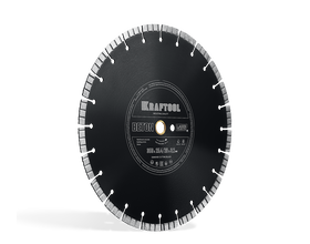 Алмазный диск KRAFTOOL 36686-350 LASER-BETON 350 мм (25.4/20 мм, 10х3.2 мм)