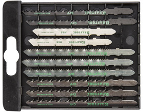 Набор полотен KRAFTOOL 159590-H10 EU-хвост., по дереву и металлу, 10 шт