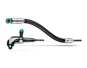 Набор: угловая ударная насадка + гибкий ударный адаптер KRAFTOOL RIGHT ANGLE SET, 2 шт, 140 мм, 425 мм (26778)