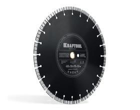 Алмазный диск KRAFTOOL 36686-450 BETON 450 мм (25.4/20 мм, 12х3.8 мм)