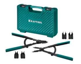 Съемник стопорных колец KRAFTOOL HEAVY 400, внешний/внутренний (22815)