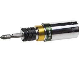 Бита с торцовой головкой KRAFTOOL 17/21 мм, 2 шт, с фиксатором (26399-H2)