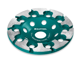 Сегментная алмазная чашка KRAFTOOL 33446-125 T-Type d 125 мм, INDUSTRIAL