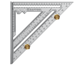 Угольник кровельный KRAFTOOL 170 мм, 5-в-1, Высокоточный (3441-17)