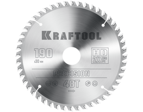 Пильный диск по дереву KRAFTOOL 36952-180-20 Precision, 180 х 20 мм, 48Т