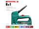 Степлер KRAFTOOL Universal-HD, 6-в-1: 53 (A/10/JT21) 23GA (6 - 14 мм)/140 (G/11/57) 20GA (8 - 14 мм)/13/53F/300/500, 