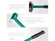 Безынерционный молоток KRAFTOOL Dead Blow, 40 мм, 680 г (2078-40)