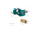 Стальные слесарные тиски KRAFTOOL STEEL, 125 мм (32701-125)