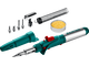 Паяльник газовый KRAFTOOL 120 K, 30 - 120 Вт, 1300°С, горелка, фен, пьезоподжиг, набор 10 в 1 (55503-H10)