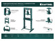 Пресс гидравлический KRAFTOOL 20 т, с домкратом и возвратными пружинами (43470-20)