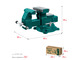 Слесарные тиски KRAFTOOL Reversible, 165 мм, расход 324 мм (32705-165)