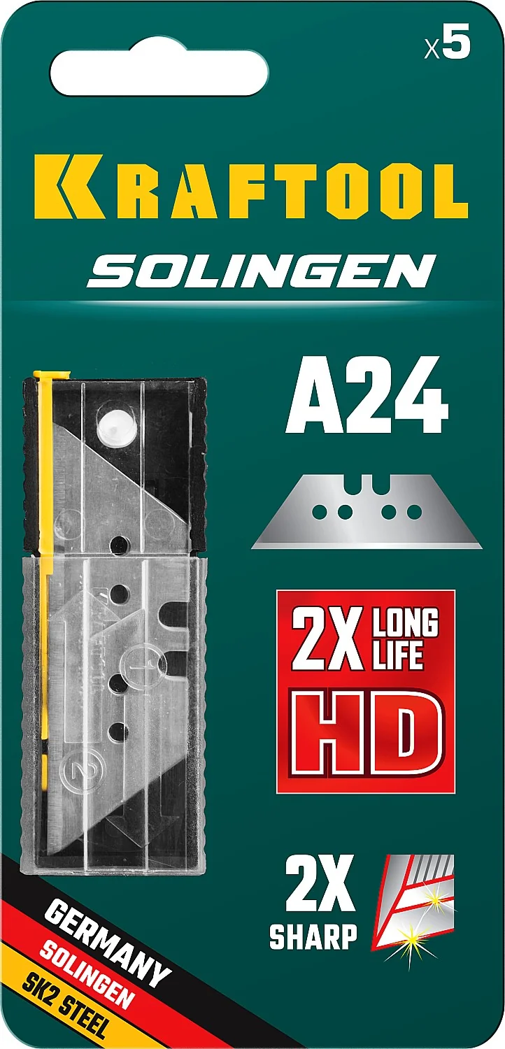 Лезвия трапециевидные KRAFTOOL 5 шт (09625-S5)