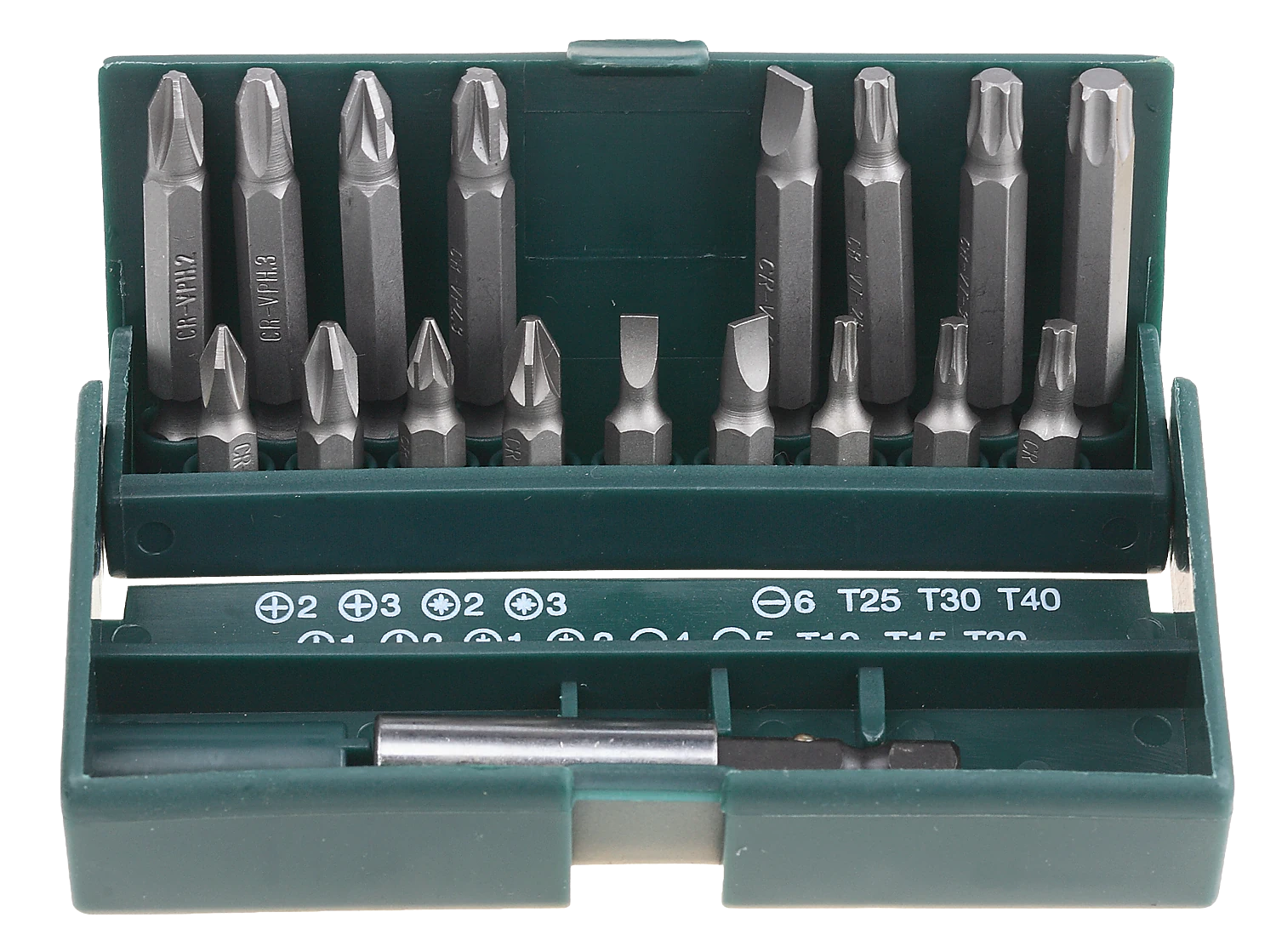 Набор бит KRAFTOOL Compact-10, с магнитным адаптером, 10 шт (26130-H10)