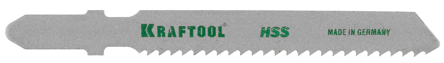 Полотна для лобзика KRAFTOOL 159552-2 T318B, EU-хвост., по металлу HSS, шаг 2 мм, 110 мм, 2 шт