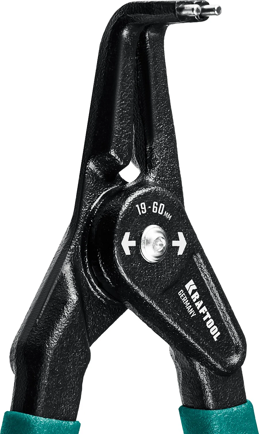 Съемник стопорных колец KRAFTOOL 180 мм, изогнутые губки, внешний (22812-4)