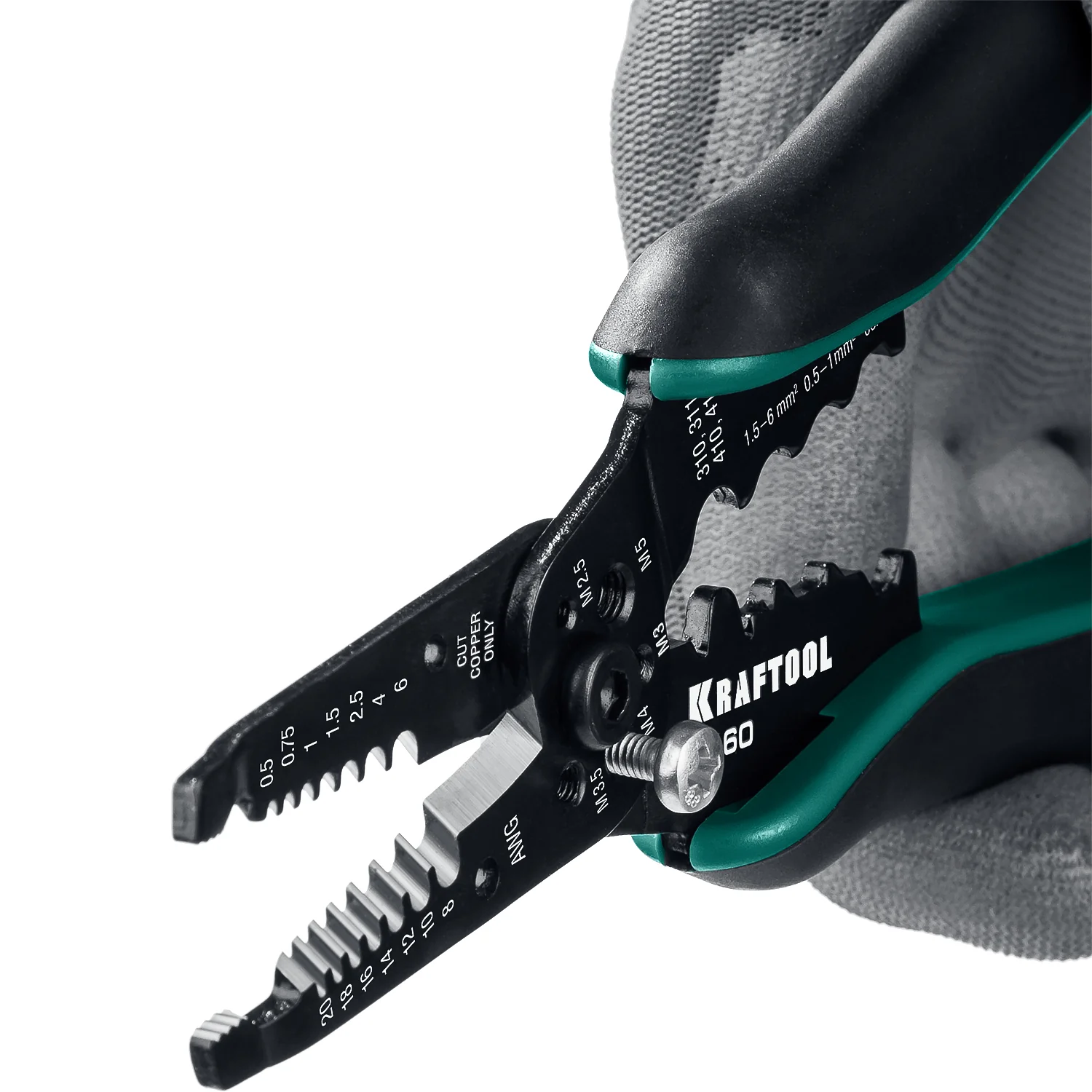 Стриппер многофункциональный KRAFTOOL 0.5 - 6 мм2 (22658)