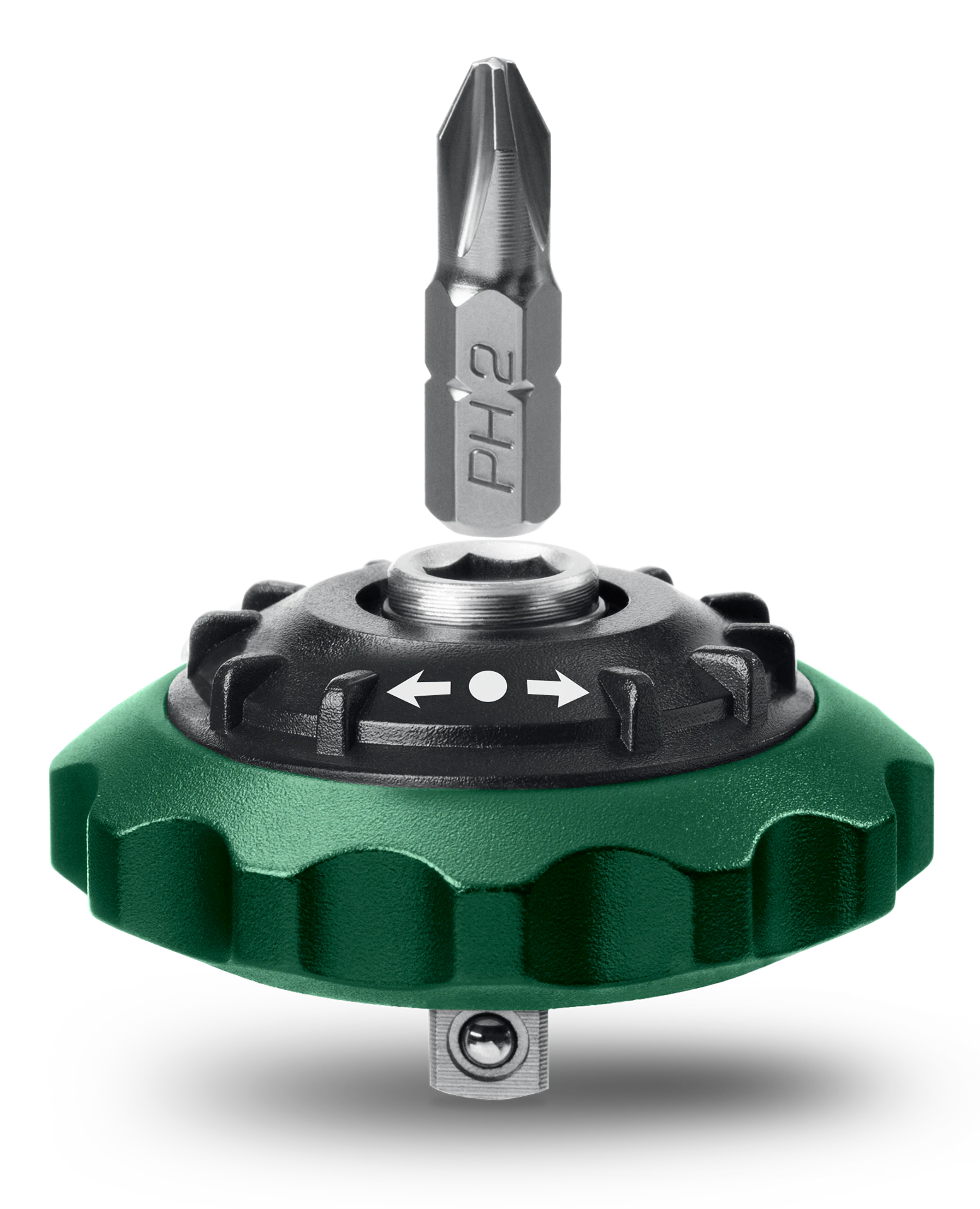 Суперкомпактная реверсивная трещотка для бит и головок KRAFTOOL SPACE Ratchet (25890)